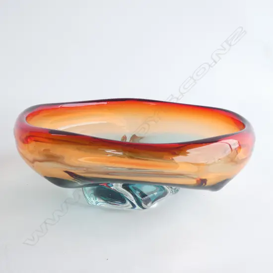 A Murano style glass bowl